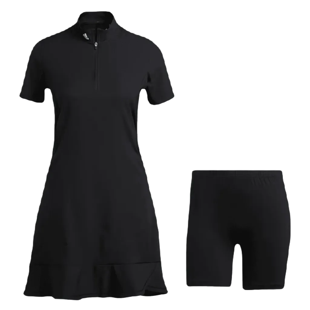 Adidas Ladies Frill Dress - Black