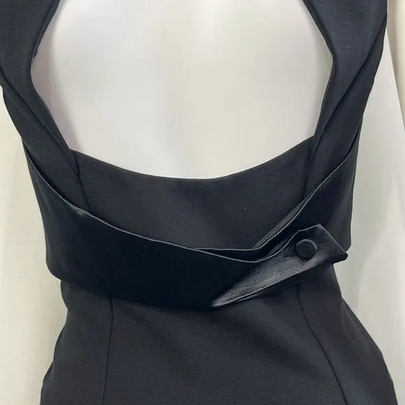 Alexander Wang Black Tuxedo Dress