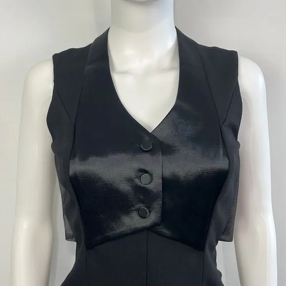 Alexander Wang Black Tuxedo Dress