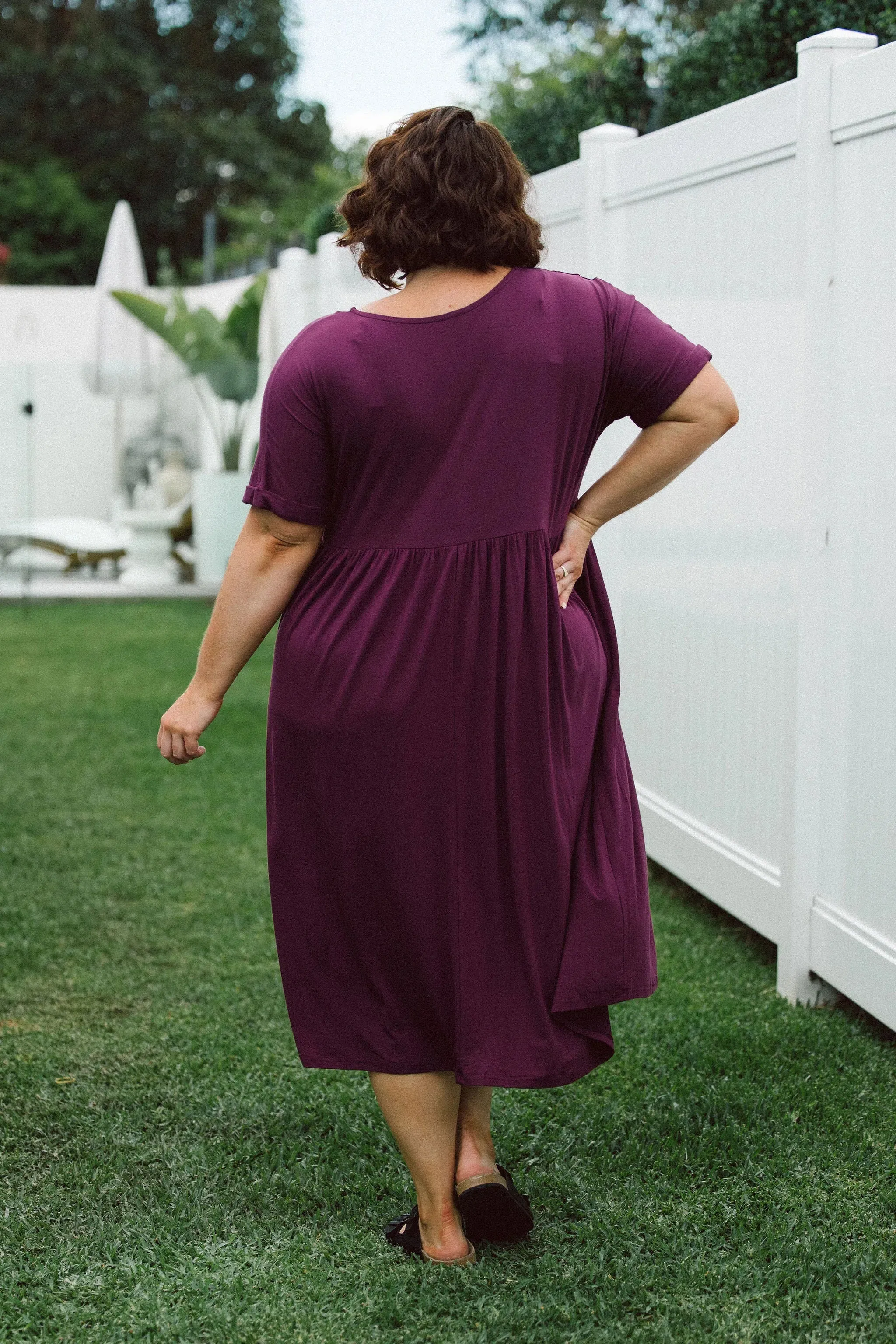 Ashleigh Dress - Berry