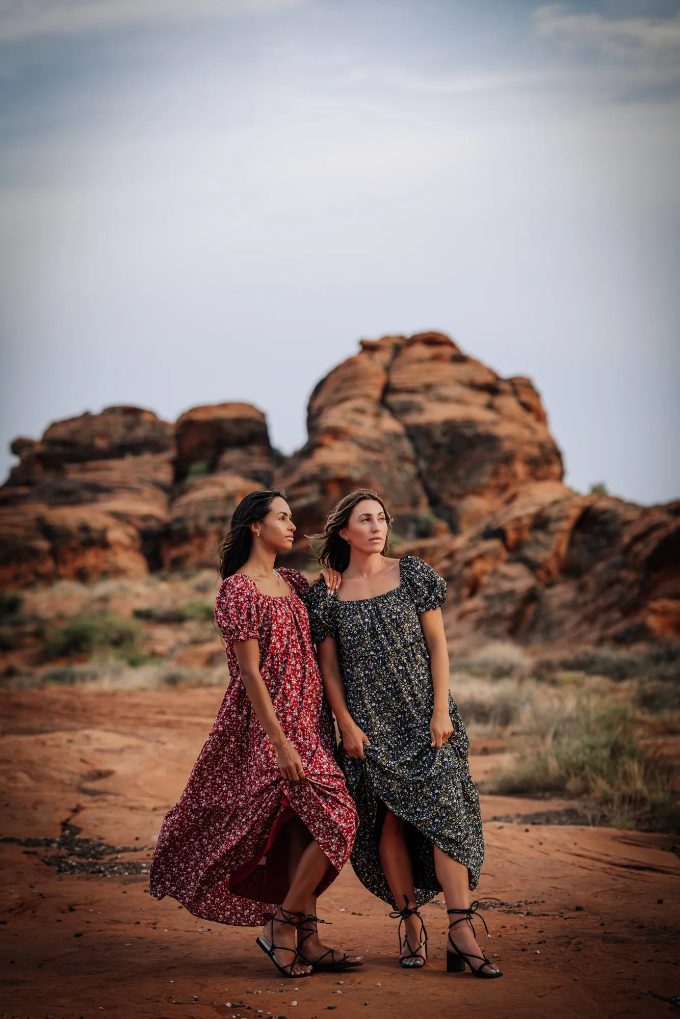 Bella Maxi Dress in Red - Coming Soon