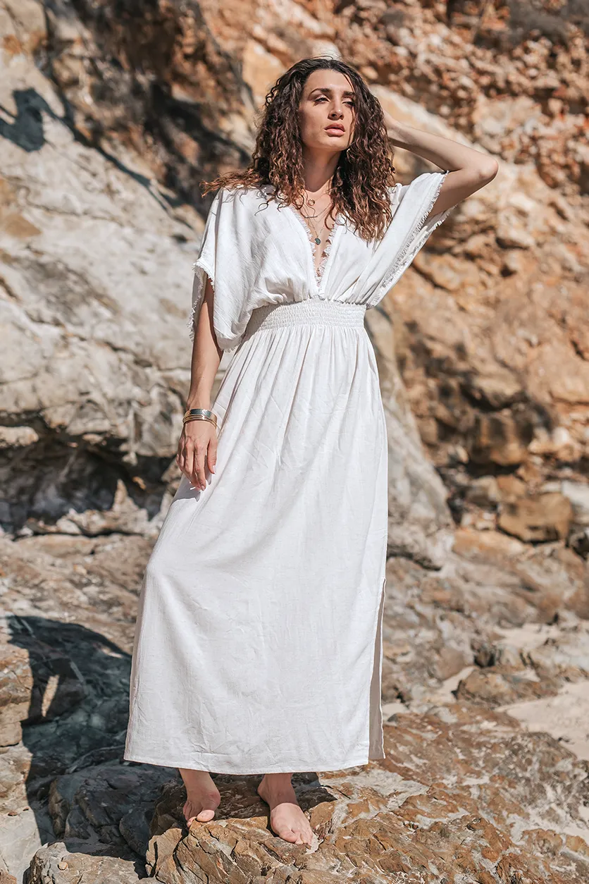 CLEOPATRA DRESS WHITE