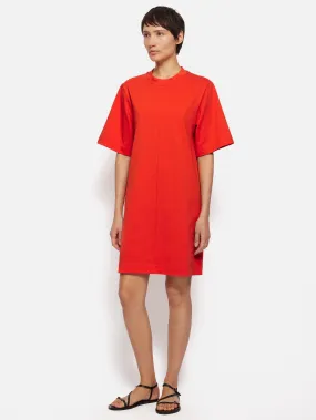 Cotton Riley T-Shirt Dress | Red