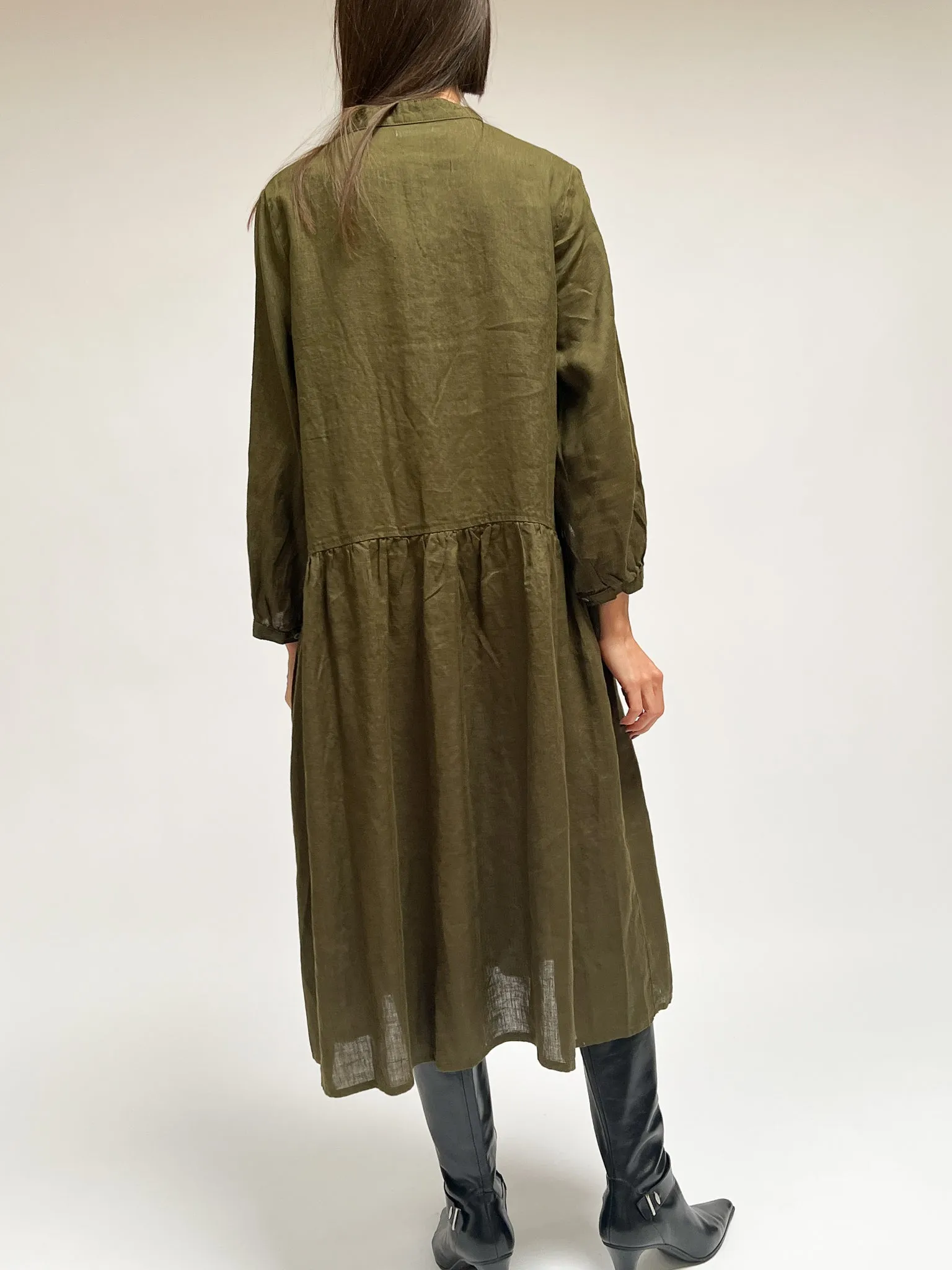 Emma Dress - Olive