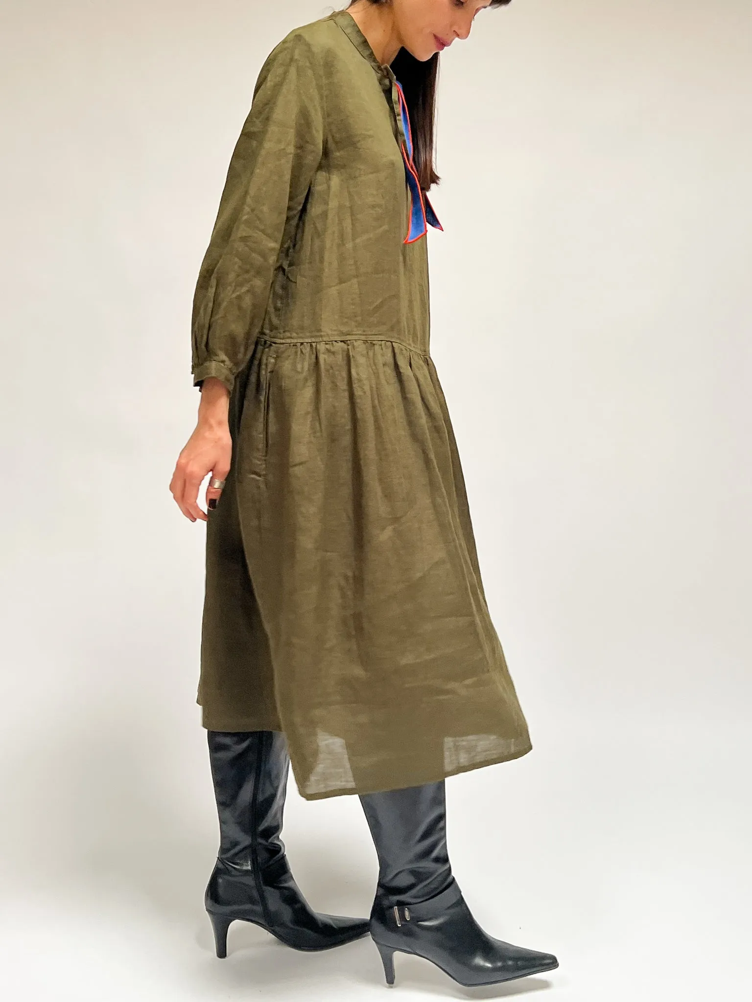 Emma Dress - Olive