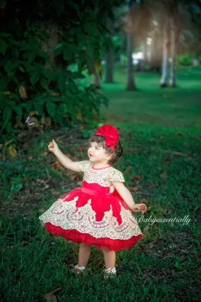 Esmeralda Dress Short  Red