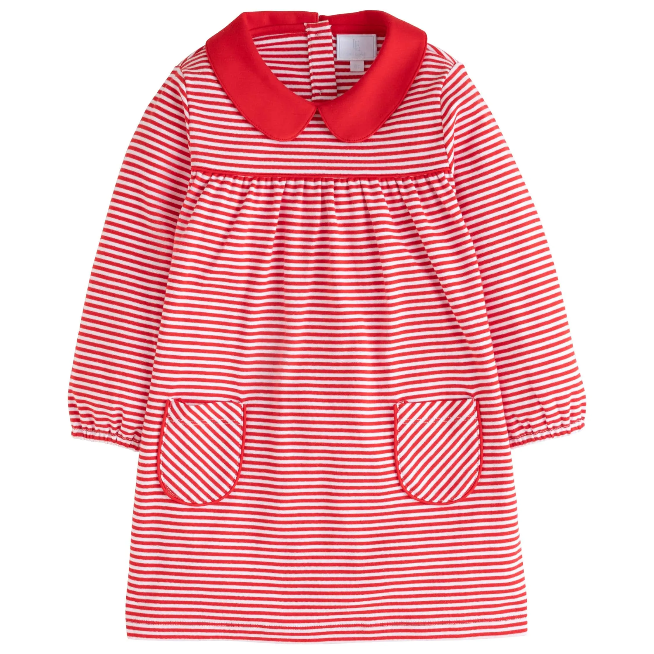 Evelyn Dress - Red Stripe