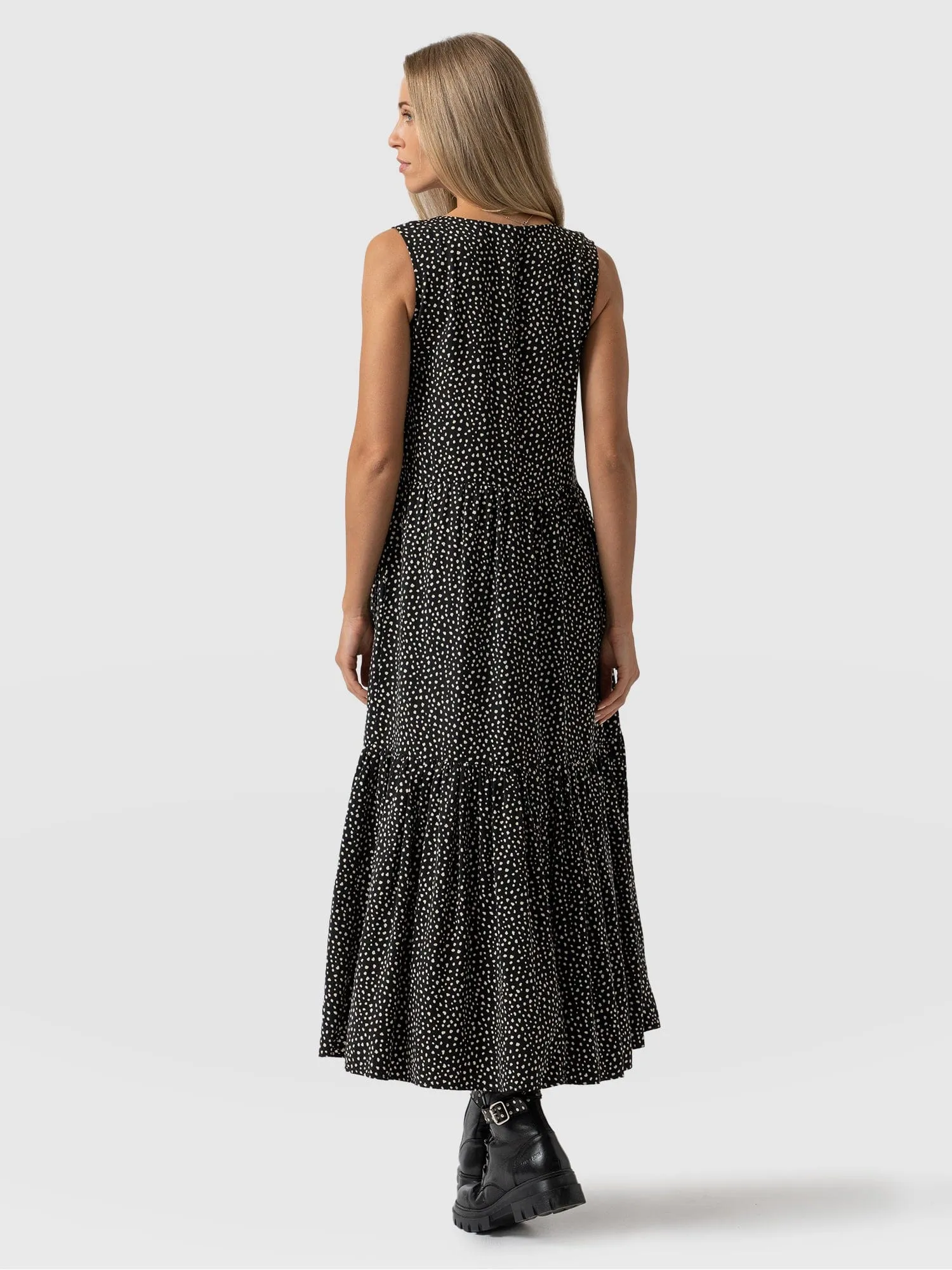 Greenwich Dress - Black Spot