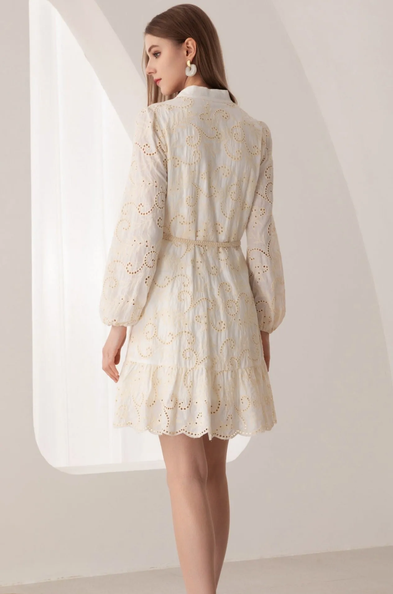 Jaya Mini Dress - White - GDS