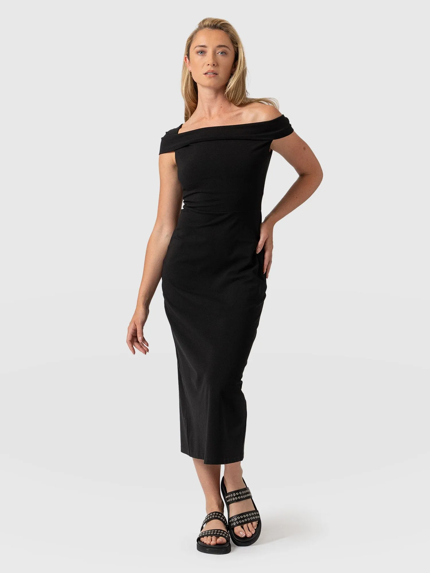 Kelsea Midaxi Dress - Black