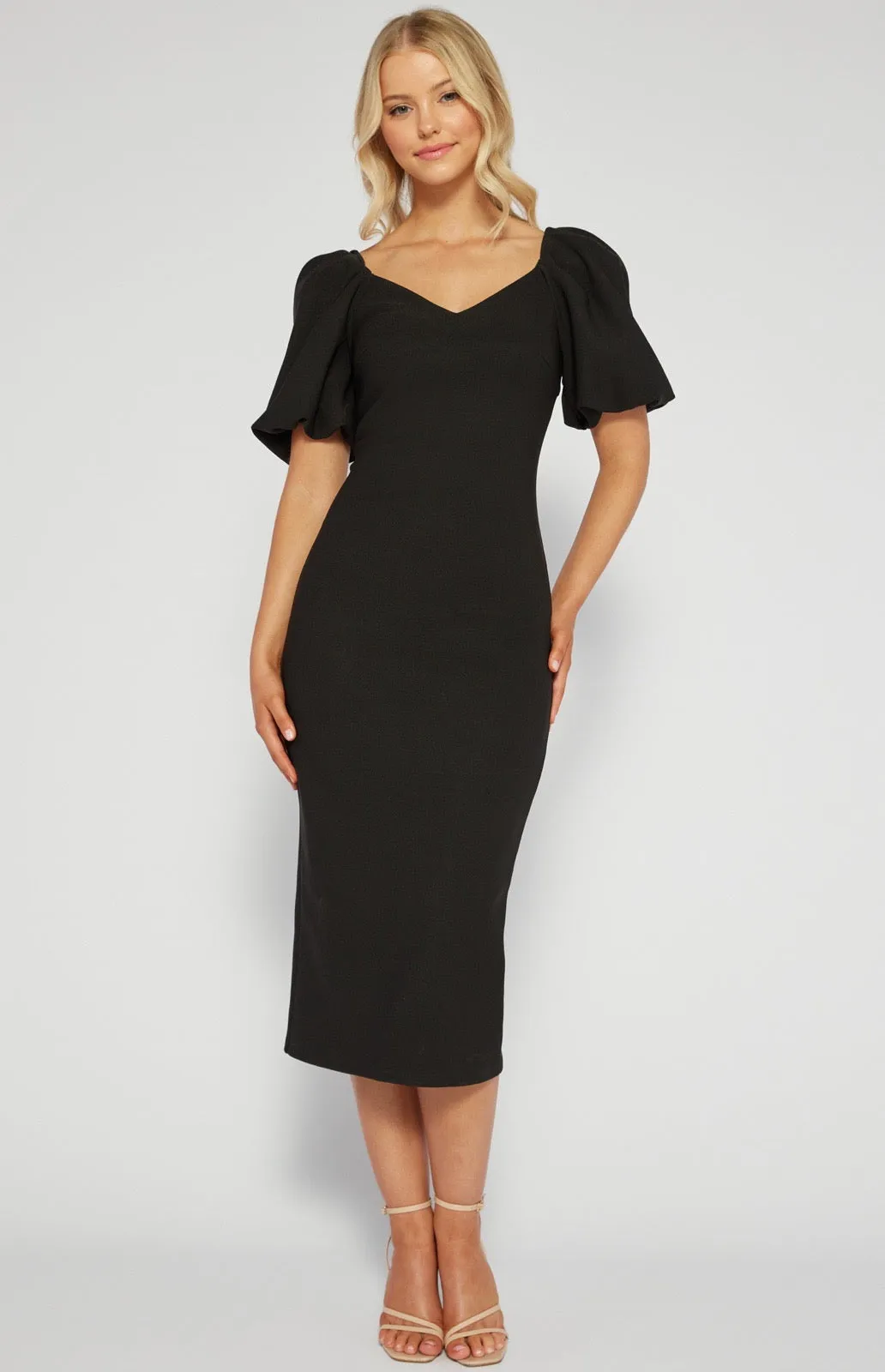 Kieran Midi Dress Black