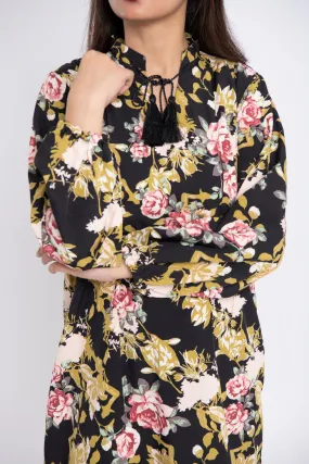 PRINTED FLORAL DRESS