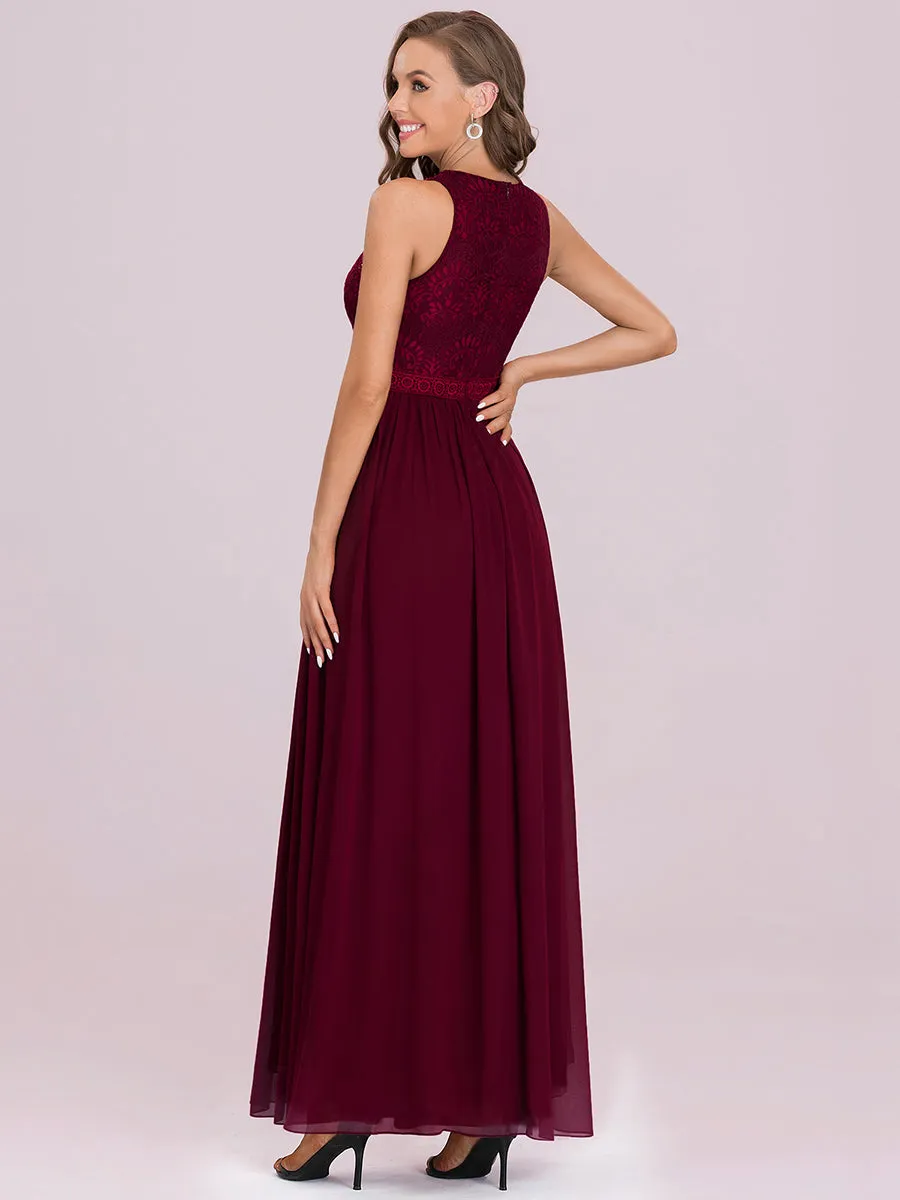 Round Neck Maxi Long Wholesale Party Dresses for Women