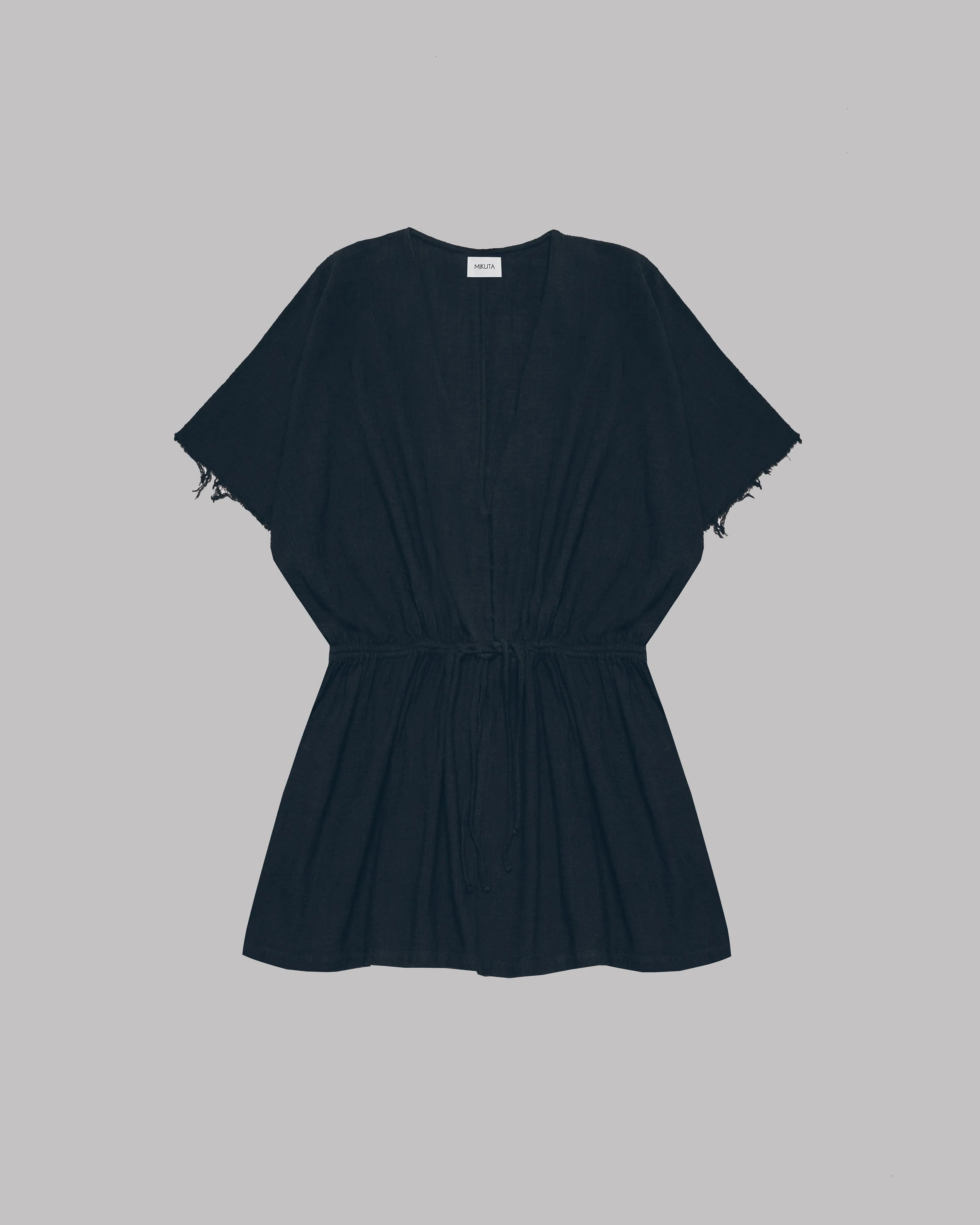 The Black Short Kaftan Dress