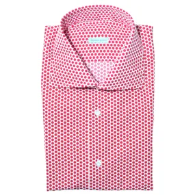 The Polka Dot Dress Shirt | Red