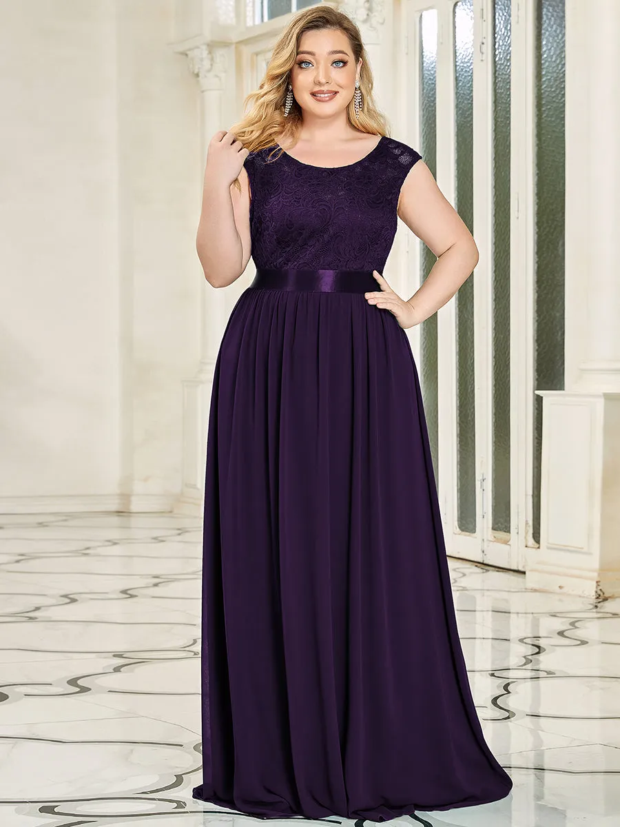 Wholesale Plus Size Fahion Bridesmaid Dresses with Lace