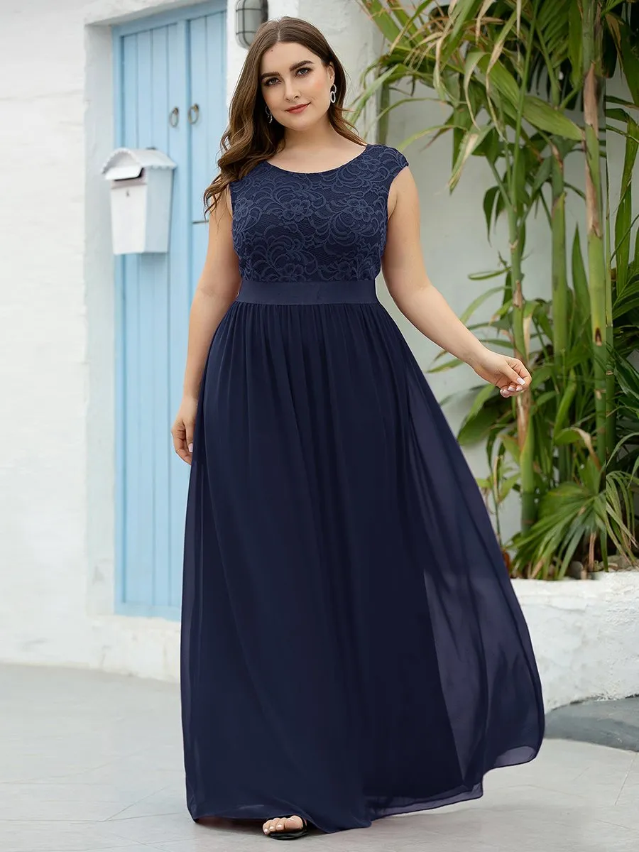 Wholesale Plus Size Fahion Bridesmaid Dresses with Lace