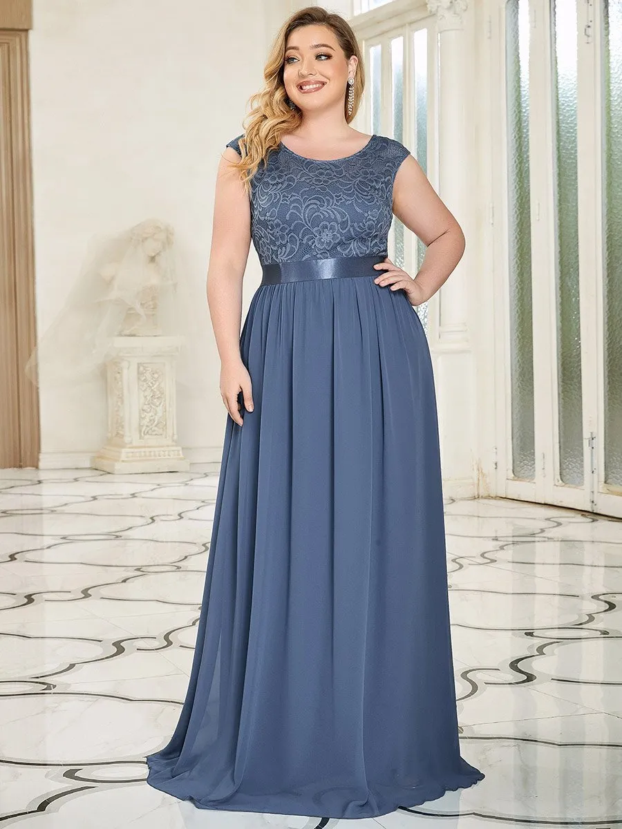 Wholesale Plus Size Fahion Bridesmaid Dresses with Lace