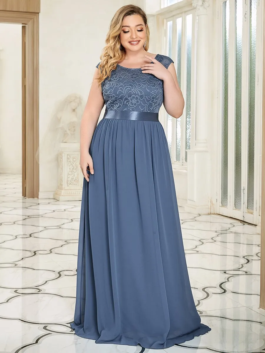 Wholesale Plus Size Fahion Bridesmaid Dresses with Lace