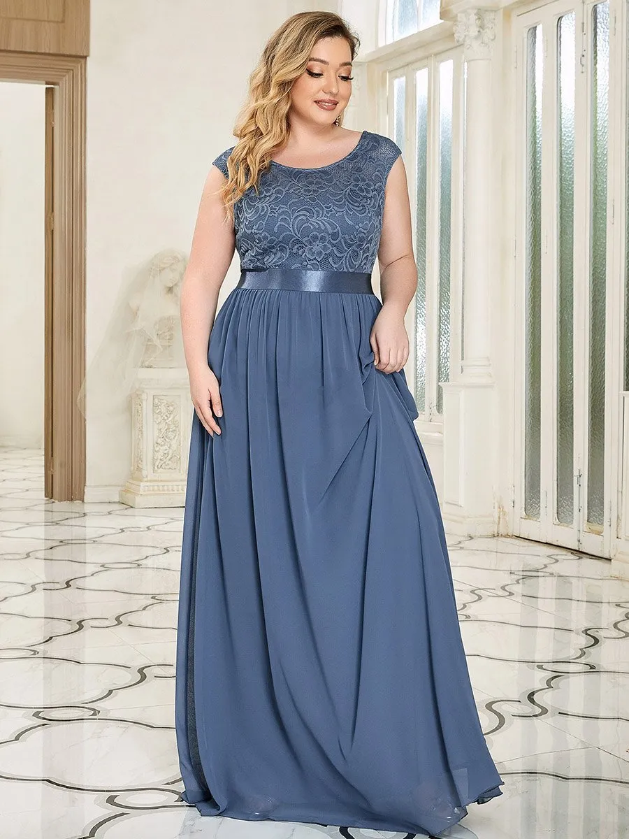 Wholesale Plus Size Fahion Bridesmaid Dresses with Lace