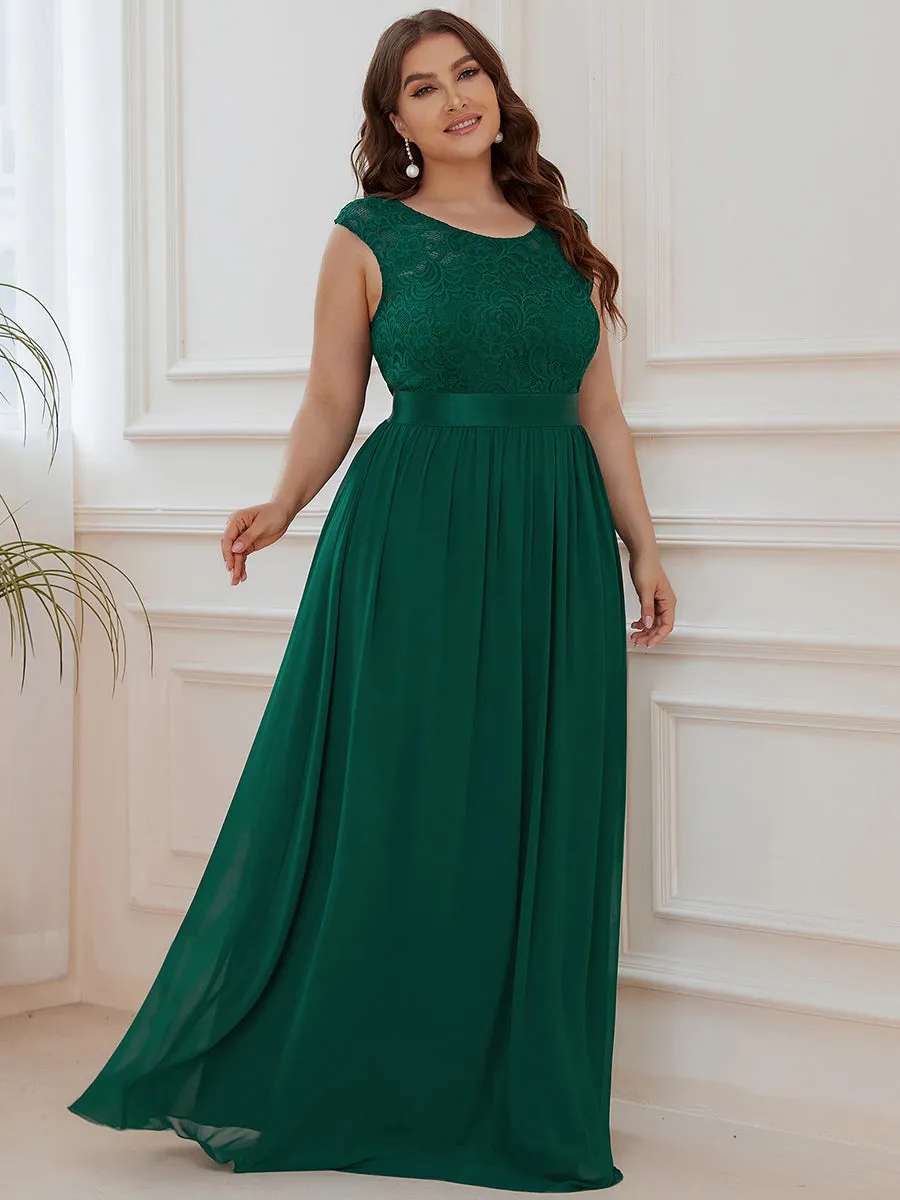 Wholesale Plus Size Fahion Bridesmaid Dresses with Lace