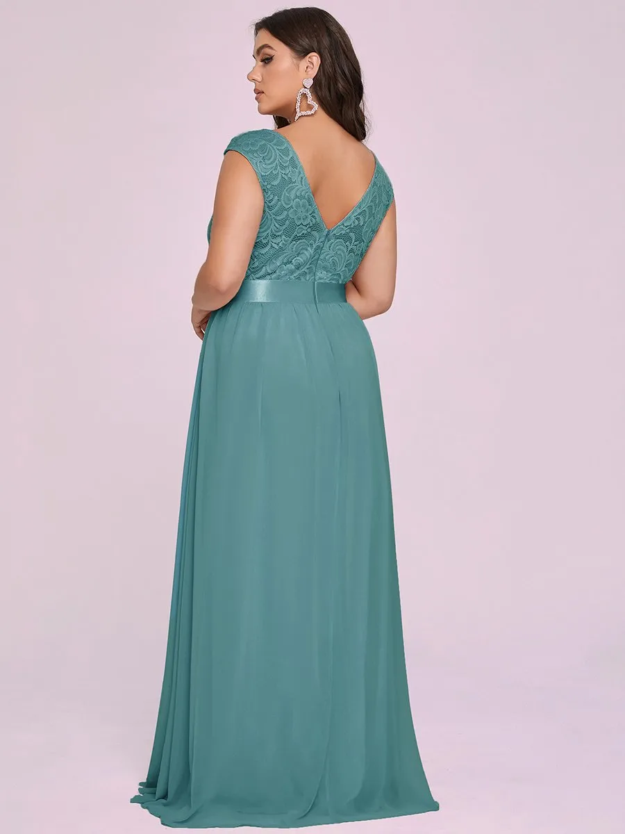 Wholesale Plus Size Fahion Bridesmaid Dresses with Lace