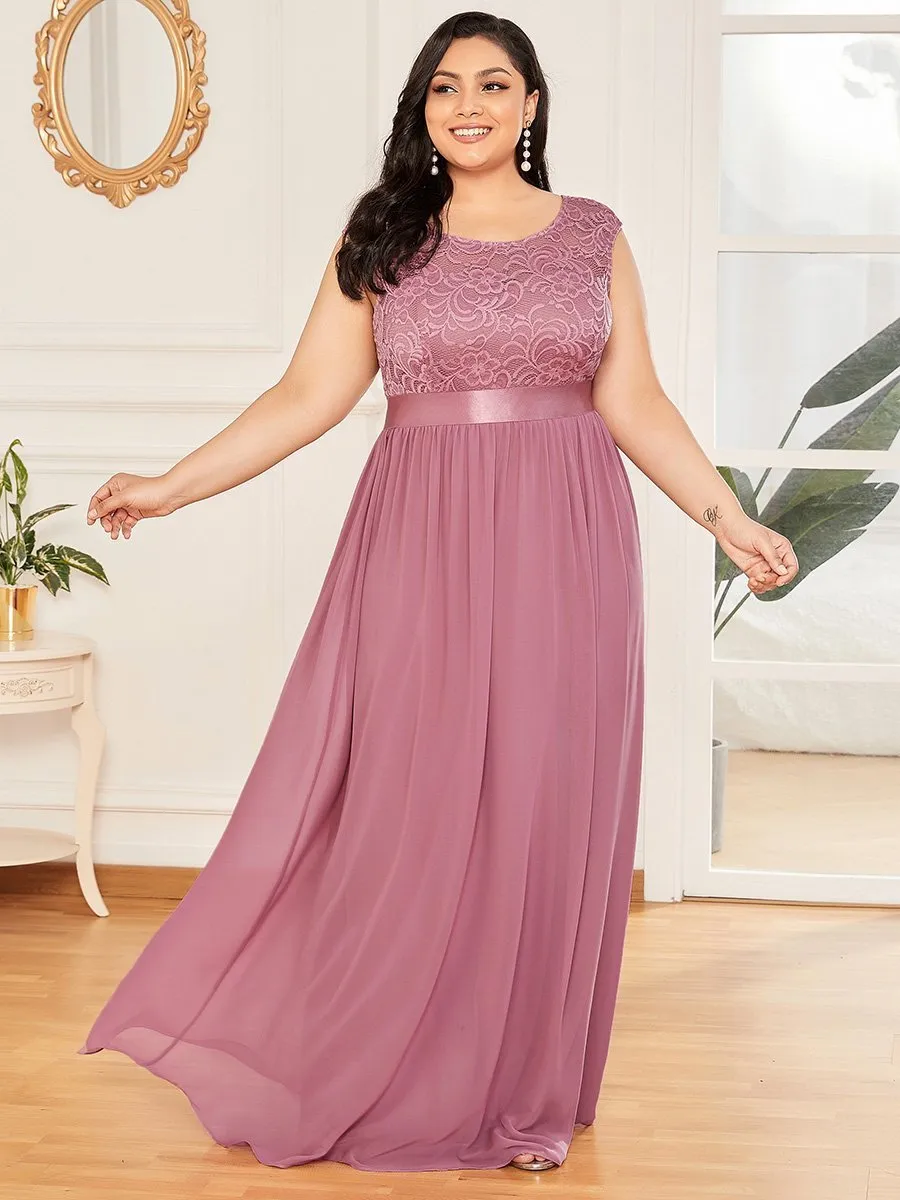 Wholesale Plus Size Fahion Bridesmaid Dresses with Lace